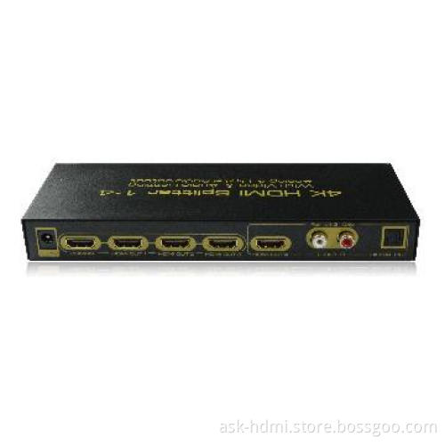 HDMI Splitter 1 in 4 out with Audio out